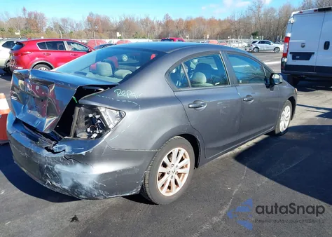 2012 Honda Civic Ex from USA, damaged, VIN 19XFB2F81CE318377